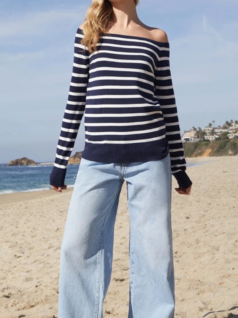 Bonnie Off The Shoulder Long Sleeve Top